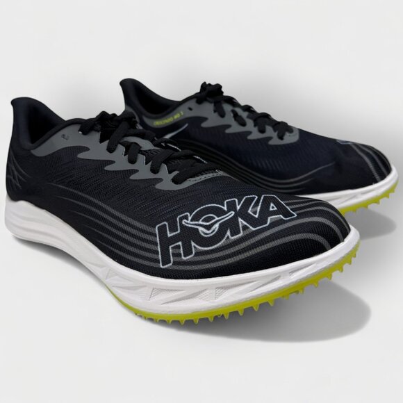 Hoka One One Other - HOKA Crescendo MD 2 Track Spikes Black/White Men 12  [1155116]